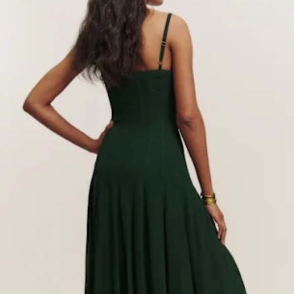 Reformation Katalina Dress - Forest Size 4 - Picture 3 of 6